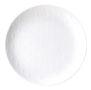 Mino ware Main Plate White 19cm Made in Japan