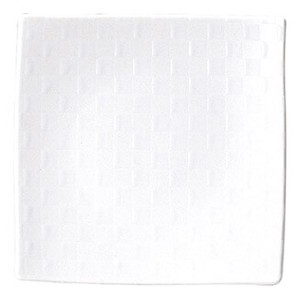 Mino ware Main Plate White 19.5cm Made in Japan