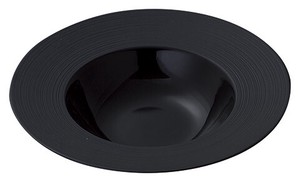 Mino ware Donburi Bowl black 24cm Made in Japan