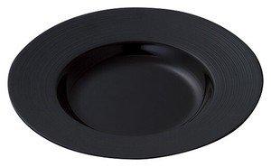 Mino ware Donburi Bowl Bird black 27cm Made in Japan