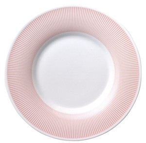 美浓烧 大餐盘/中餐盘 餐具 粉色 25.5cm 日本制造