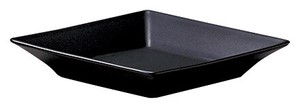 Mino ware Main Plate black 18.5cm Made in Japan