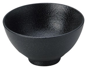 Mino ware Donburi Bowl Charcoal -Dyed 10.5cm Made in Japan