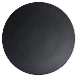 Mino ware Main Plate black 30.5cm Made in Japan