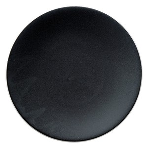 Mino ware Main Plate black 19cm Made in Japan