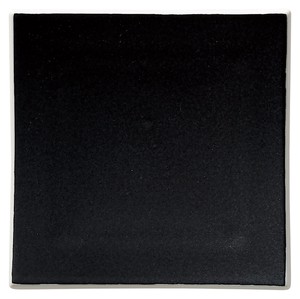 Mino ware Main Plate black 25cm Made in Japan