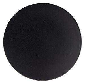 Mino ware Main Plate black 23cm Made in Japan