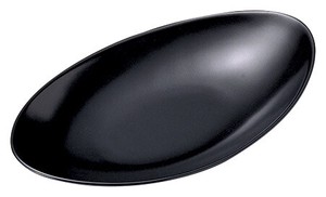 Mino ware Main Plate black 29cm Made in Japan