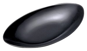 Mino ware Main Plate black 26.5cm Made in Japan
