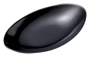 Mino ware Main Plate black 23.5cm Made in Japan
