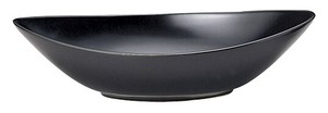 Mino ware Main Plate black 31cm Made in Japan
