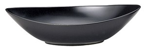 Mino ware Main Plate black 27.5cm Made in Japan