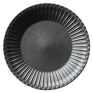 Mino ware Main Plate black Crystal 27cm Made in Japan
