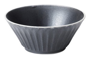 Mino ware Side Dish Bowl black Crystal 12cm Made in Japan