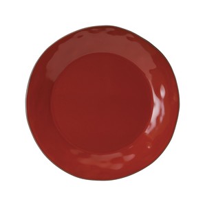 美浓烧 大餐盘/中餐盘 餐具 经典 红色 28cm 日本制造