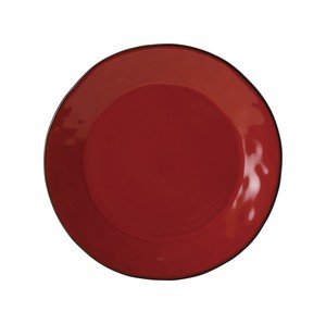 美浓烧 大餐盘/中餐盘 餐具 经典 红色 25cm 日本制造