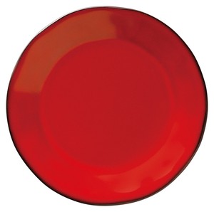 Mino ware Small Plate Red Vintage 15.5cm Made in Japan