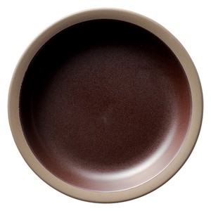 Mino ware Donburi Bowl Brown 22cm Made in Japan