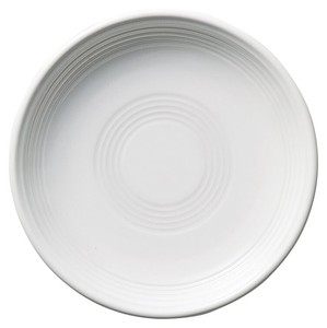 Mino ware Main Plate White 19.5cm Made in Japan