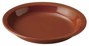 Mino ware Main Plate Brown Bird 22cm Made in Japan