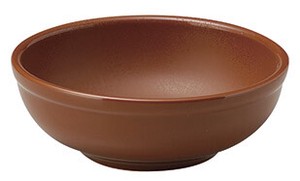 Mino ware Donburi Bowl Brown Bird 17cm Made in Japan