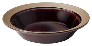Mino ware Donburi Bowl Brown 19cm Made in Japan