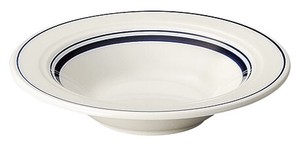 Mino ware Side Dish Bowl Navy Blue Bird M Made in Japan