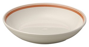 Mino ware Main Plate Orange 25.5cm Made in Japan