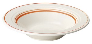 Mino ware Side Dish Bowl Bird M Orange Made in Japan