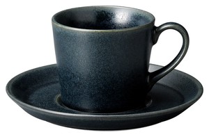 美浓烧 茶杯盘组/杯碟套装 蓝色 餐具 侧边 小鸟 日本制造