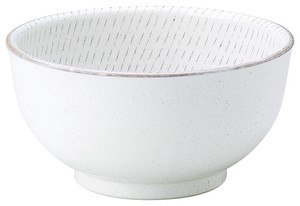 Mino ware Donburi Bowl White 15cm Made in Japan