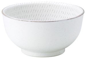 Mino ware Donburi Bowl White 12cm Made in Japan