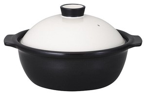 Mino ware Pot White black 7-go Made in Japan