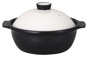 Mino ware Pot White black 5-go Made in Japan
