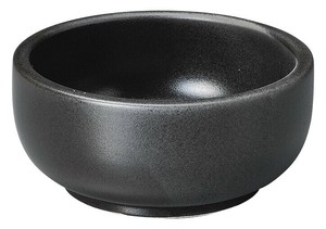 [美濃焼] ﾋﾞﾋﾞﾝﾊﾞ ゆず黒 中 [食器 日本製 直火可]
