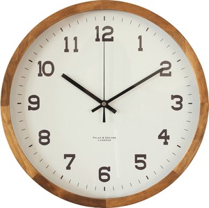 アイナ　ウッドクロック Eina Wood Clock XL ブラウン
