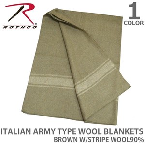 ロスコ 【Rothco】 10244 ITALIAN ARMY TYPE WOOL BLANKETS イタリア軍 ブランケット 毛布 大判 ミリタリー