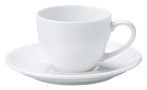 Mino ware Cup & Saucer Set White Made in Japan