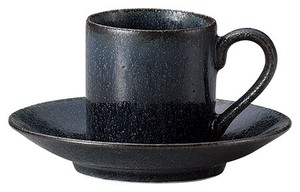 美浓烧 茶杯盘组/杯碟套装 浓缩咖啡杯盘 餐具 日本制造