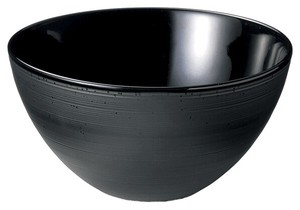 Mino ware Main Dish Bowl black 19cm Made in Japan