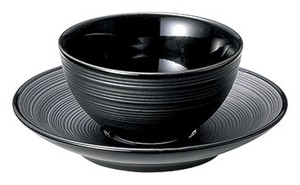 Mino ware Main Dish Bowl black 7.5cm Made in Japan
