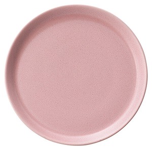 美浓烧 大餐盘/中餐盘 餐具 粉色 17cm 日本制造