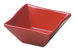 Mino ware Main Dish Bowl Red Made in Japan