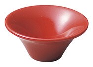 [美濃焼]ミニボール 7cm富士形ボール（赤）[食器 日本製]