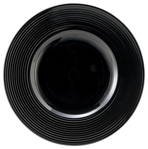 Mino ware Main Plate black 27cm Made in Japan
