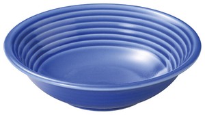 美浓烧 小钵碗 蓝色 餐具 16cm 日本制造
