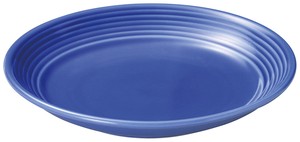 美浓烧 大餐盘/中餐盘 蓝色 餐具 25cm 日本制造