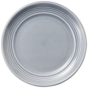 Mino ware Main Plate Gray 21cm Made in Japan