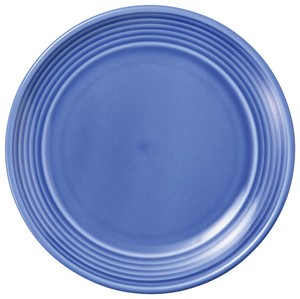 美浓烧 大餐盘/中餐盘 蓝色 餐具 17cm 日本制造