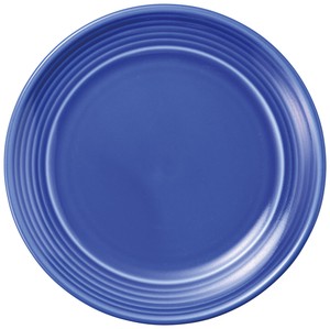 美浓烧 大餐盘/中餐盘 蓝色 餐具 24cm 日本制造